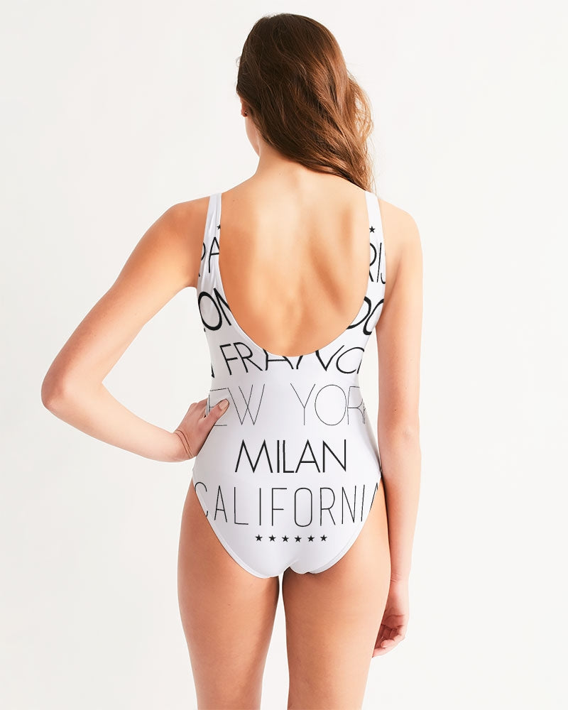 V Legend In Fashion City Women's All-Over Print One-Piece Swimsuit