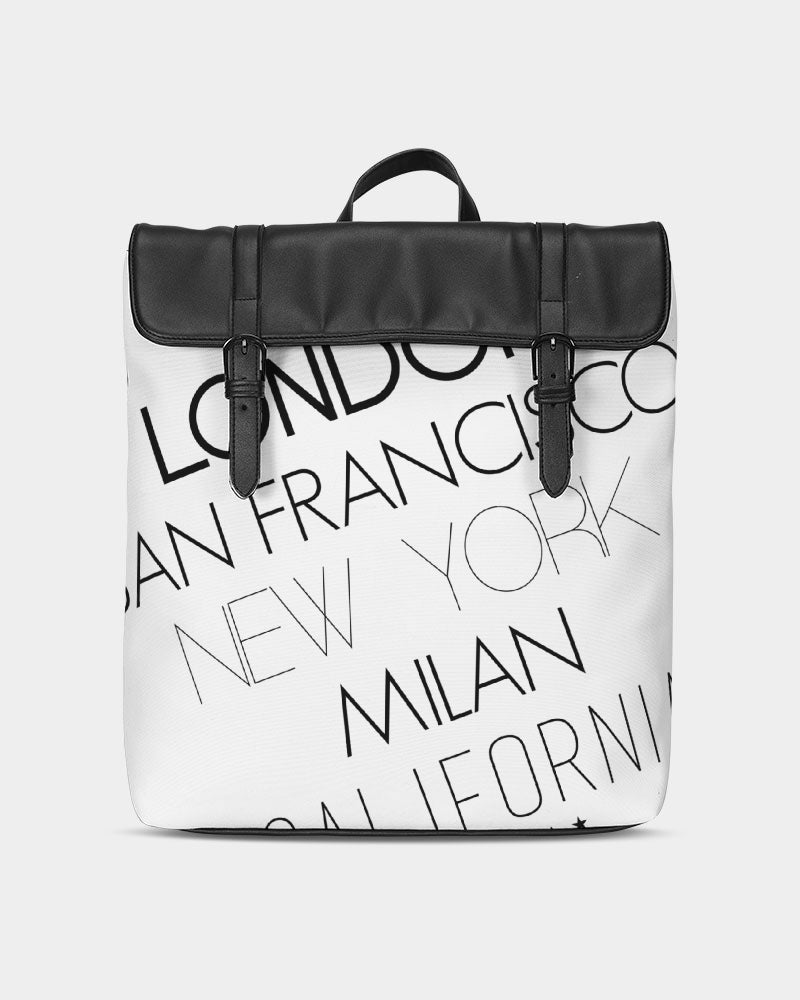 V Legend In Fashion City Casual Flap Backpack