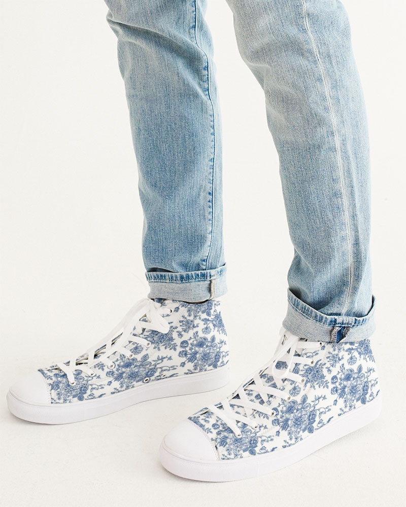 V Legend Just Blue Men's Hightop Canvas Shoe