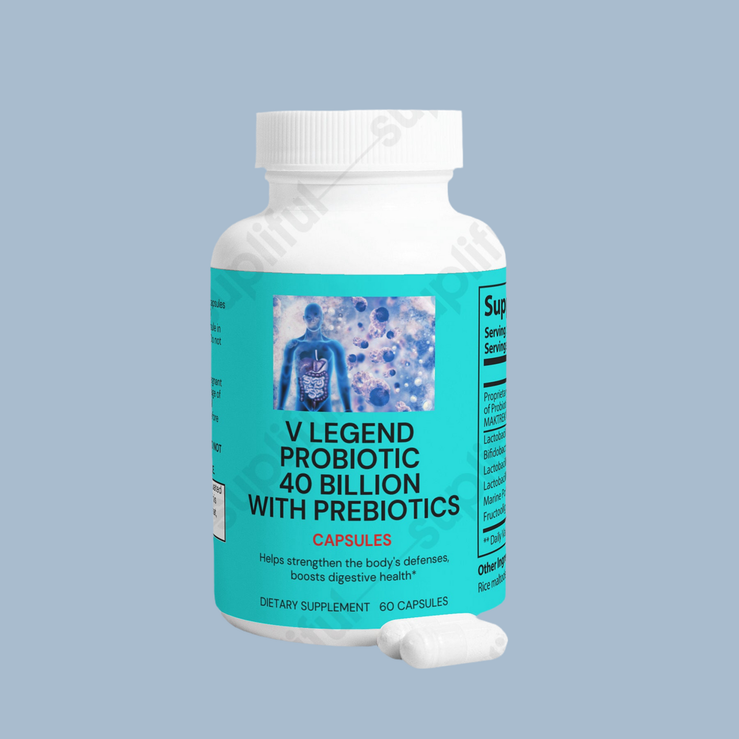 V Legend Probiotic 40 Billion with Prebiotics (ADULT)~FDA+NSF CERTIFICATES
