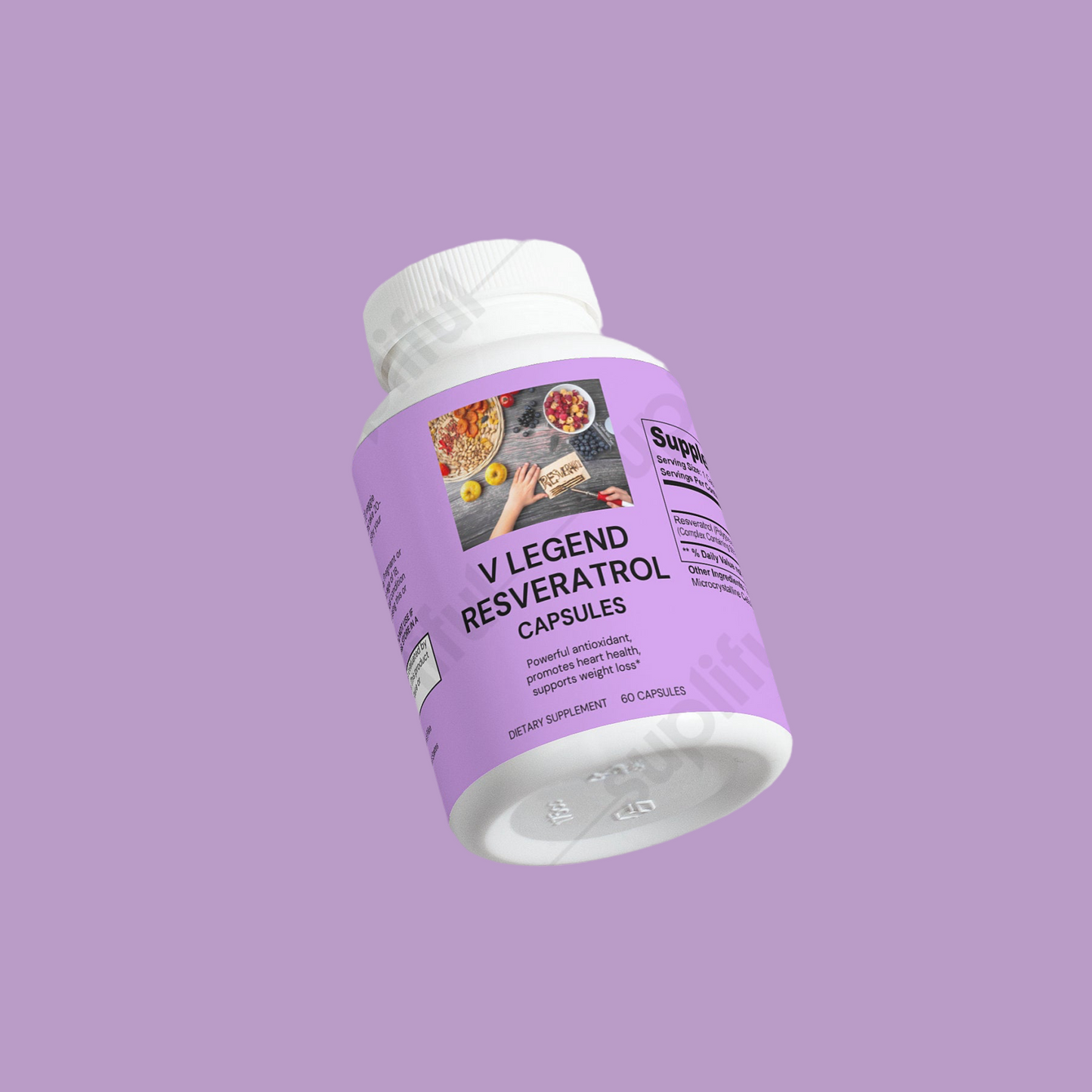 V Legend Resveratrol 50% 600mg MULTI-BERRY ~ADULT (FDA+NSF CERTIFICATE)