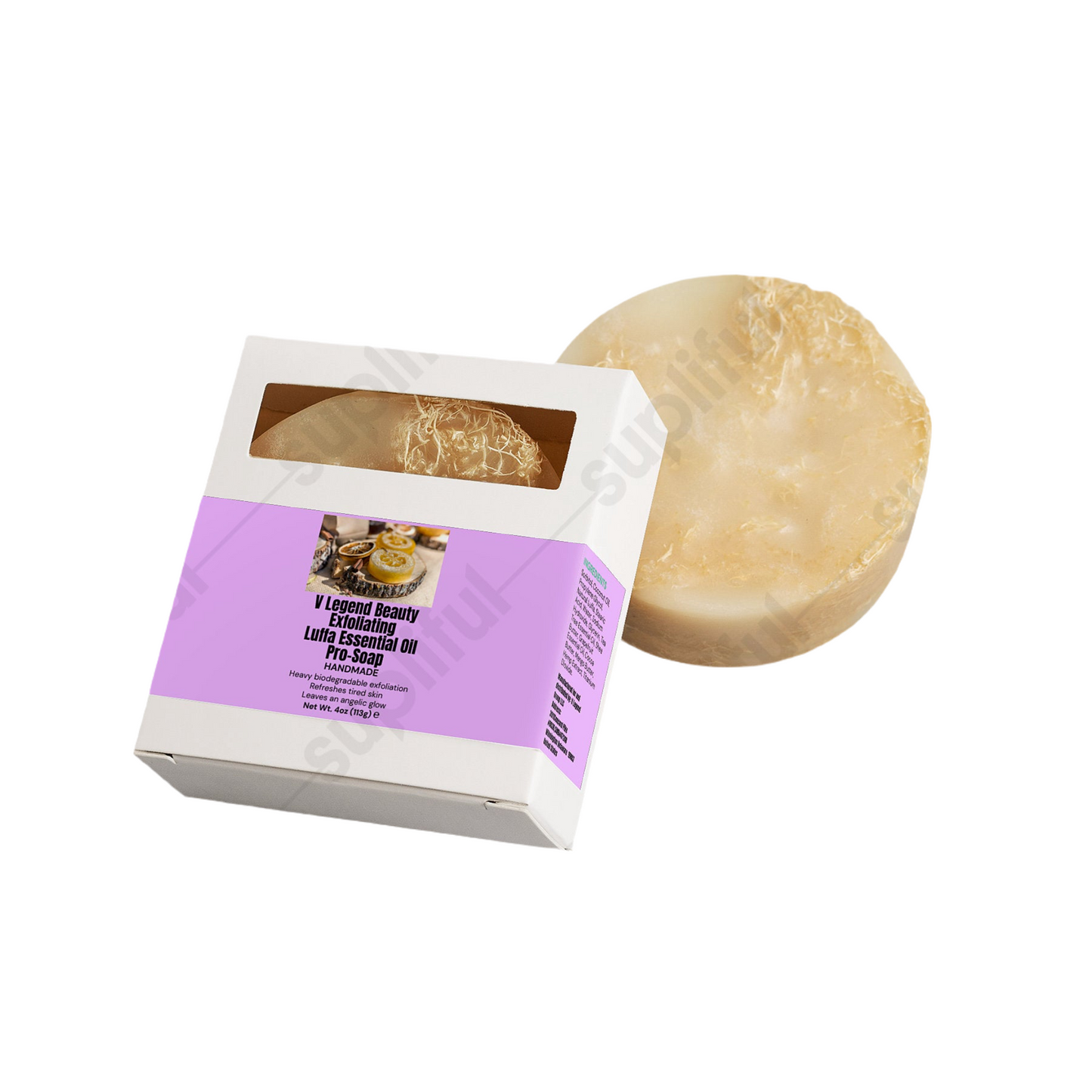 V Legend Beauty Exfoliating Luffa Bar