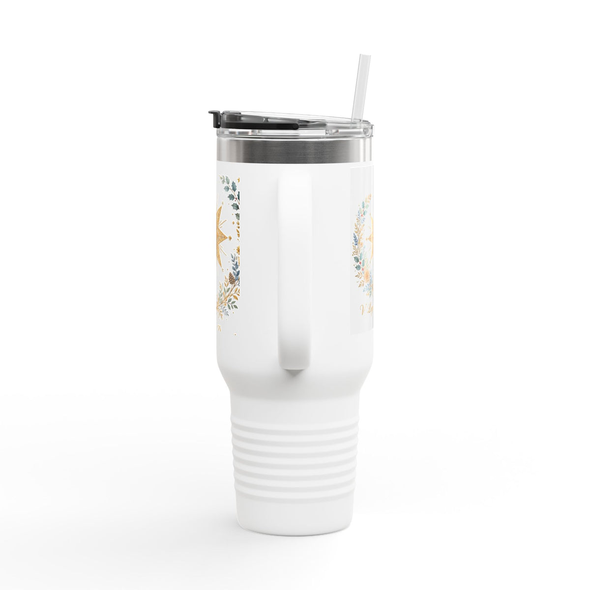 V Legend Beauty Bethlehem Star Tumbler – White 40oz