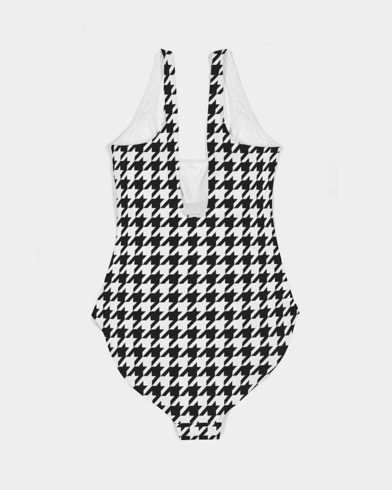 V Legend NYC Stylist Women's All-Over Print One-Piece Swimsuit