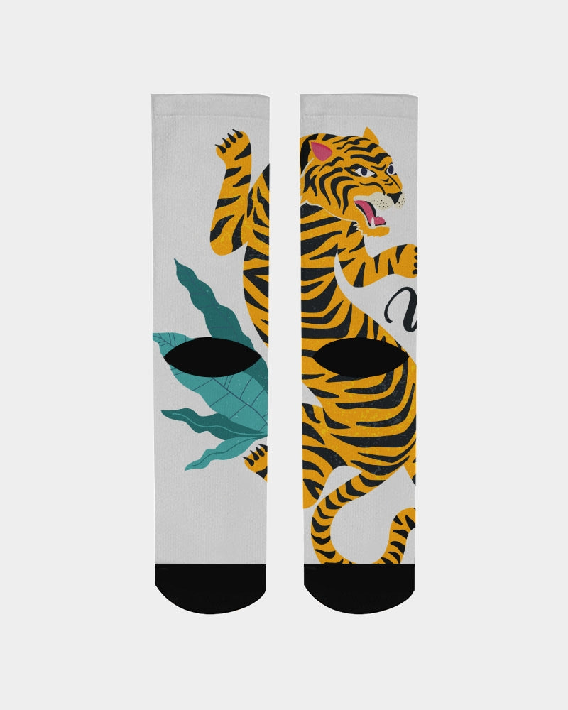 V Legend Tiger Images Men's Socks