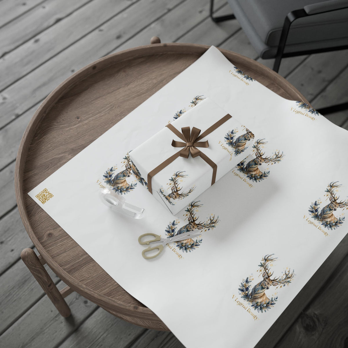 V Legend Beauty Dove River of Life Luxury Wrapping Paper