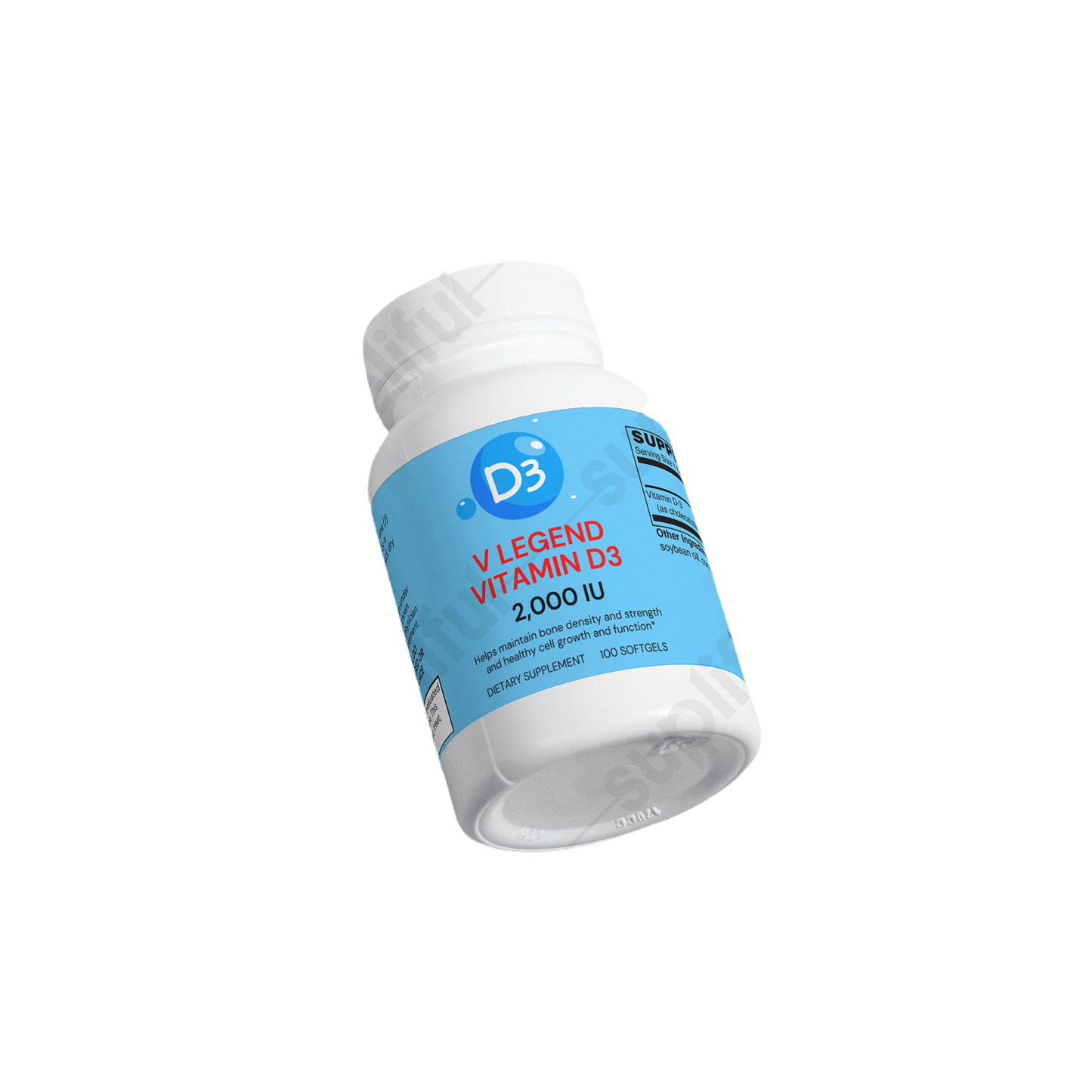 V Legend Vitamin D3 2,000 IU For Adult (2022 GMP CERTIFICATE)