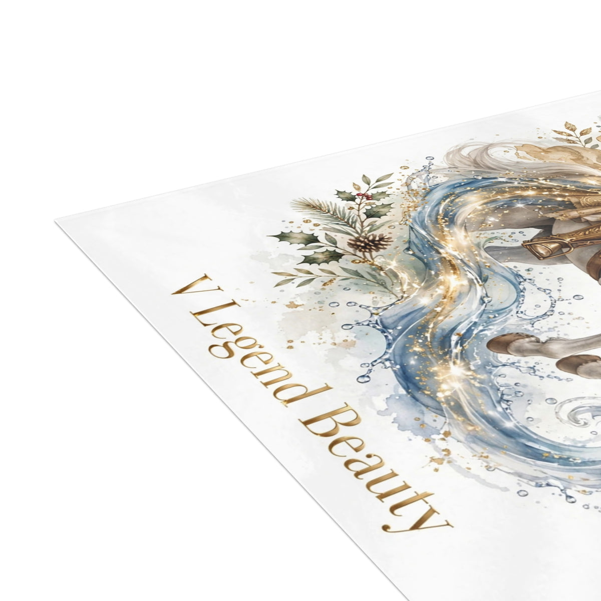 V Legend Beauty Golden Armor Jesus Thank You Card