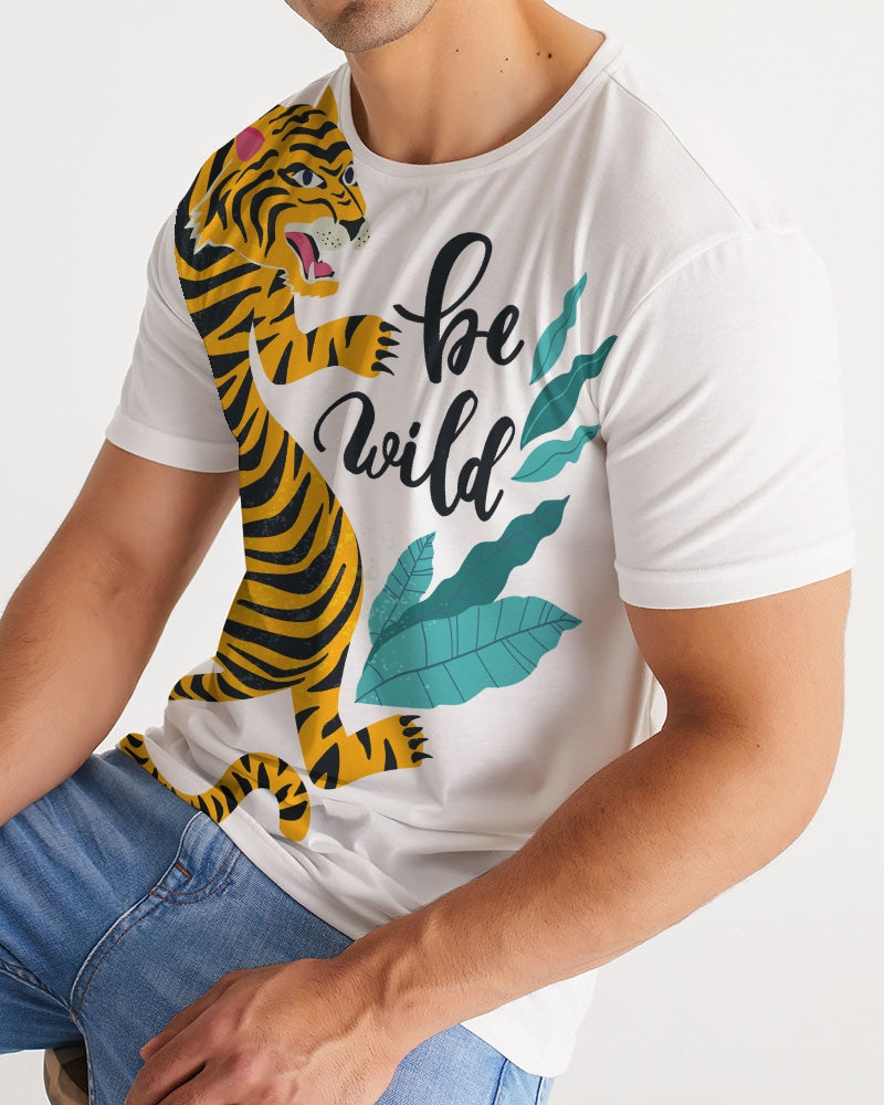 V Legend Tiger Images Men's All-Over Print Tee
