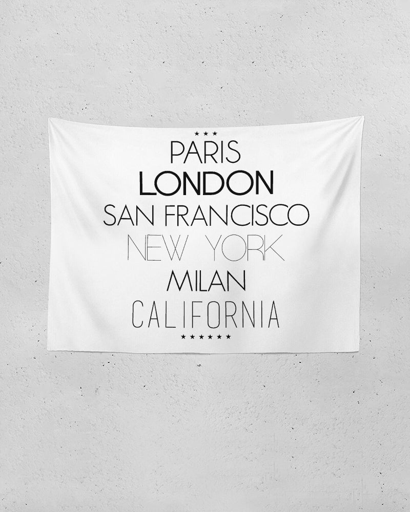 V Legend In Fashion City Tapestry 80"x60"