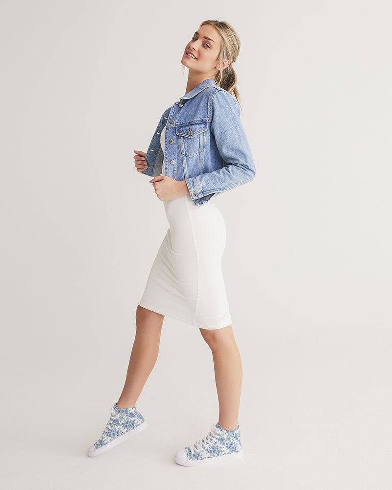 V Legend Just Blue Women's Hightop Canvas Shoe