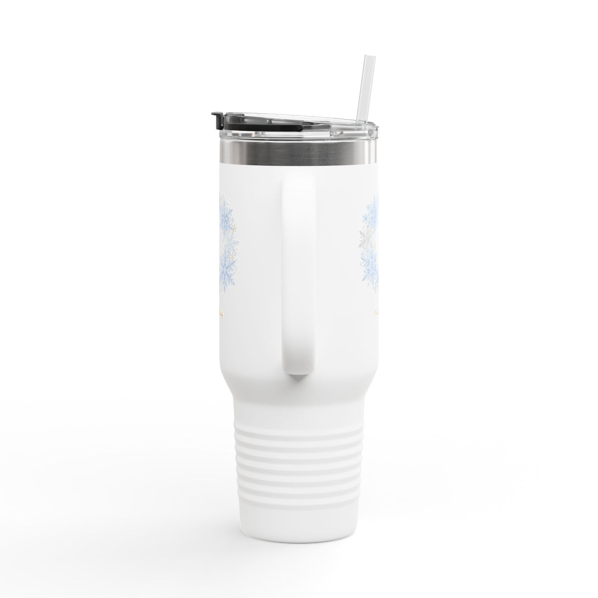 Sparkling Ice Snowflake Tumbler 40oz