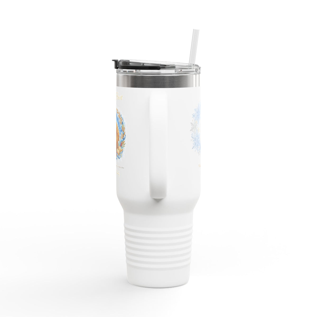 Thanksgiving 40oz Tumbler | Grateful Heart Golden Turkey Christian Travel Tumbler | V Legend Beauty