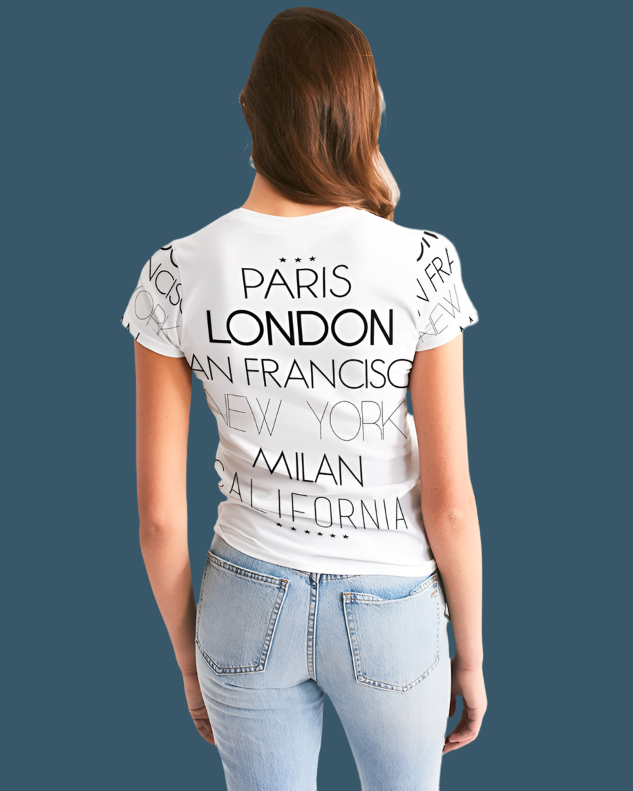 V Legend In Fashion City Women's All-Over Print Tee