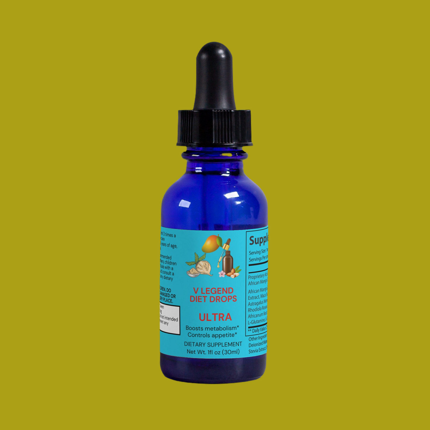 V Legend Diet Drops Ultra 1 oz (Adult)~ FDA+NSF CERTIFICATES
