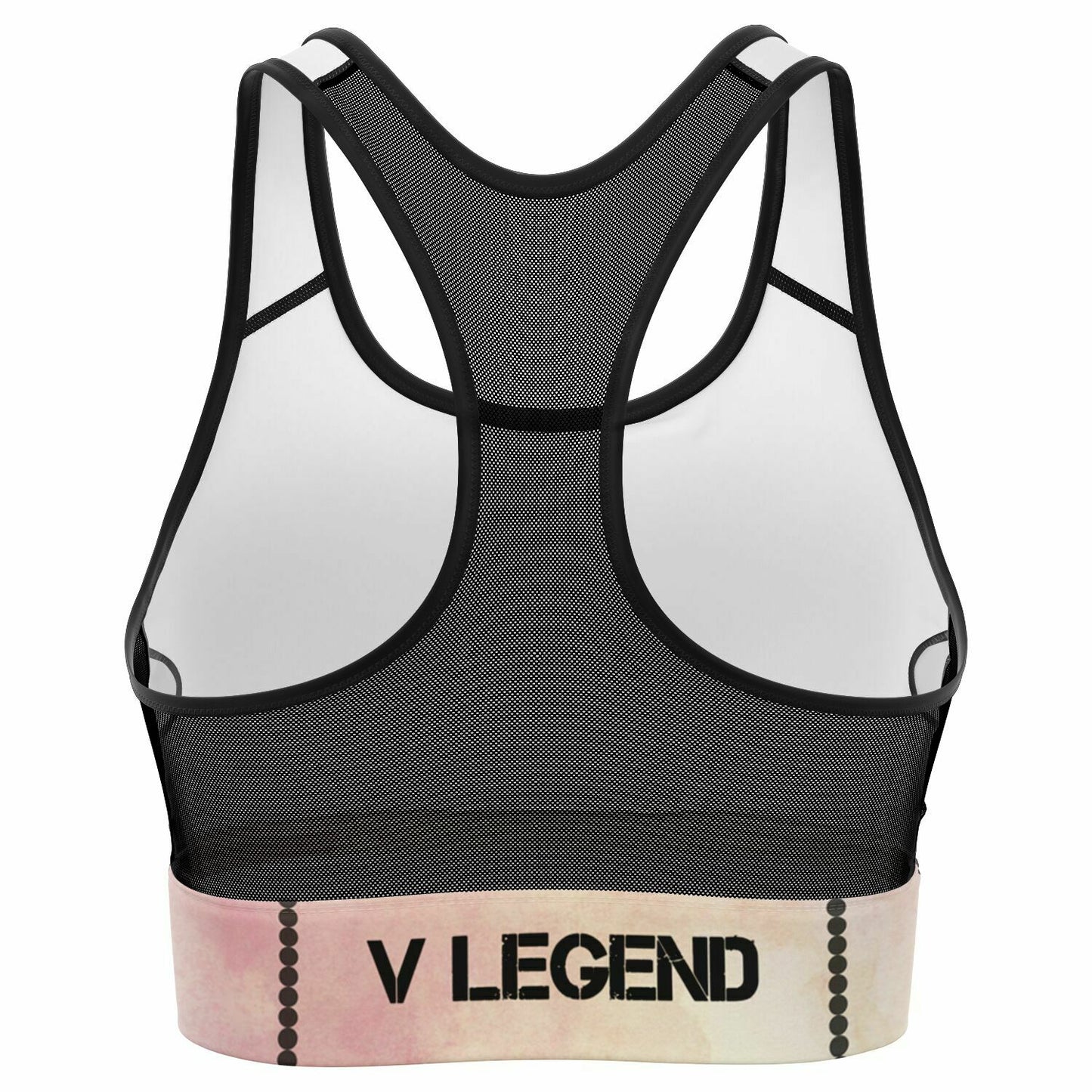 V Legend Beauty Fashion Logo Mesh Padded Sports Women Bra~ For Customers & Fans