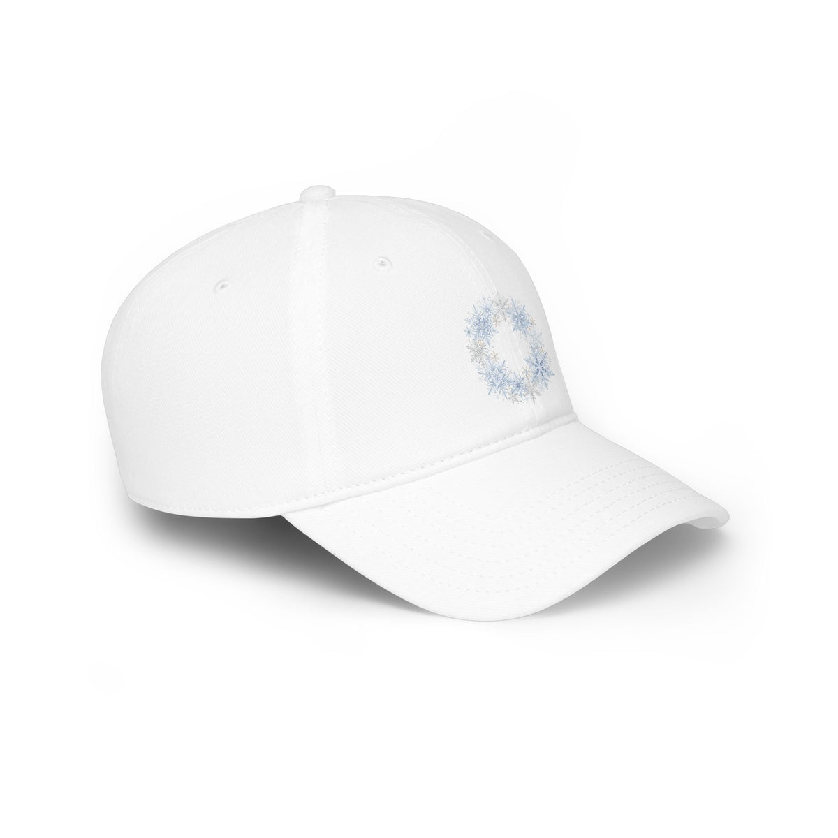 Sparkling Ice Snowflake Cap – White