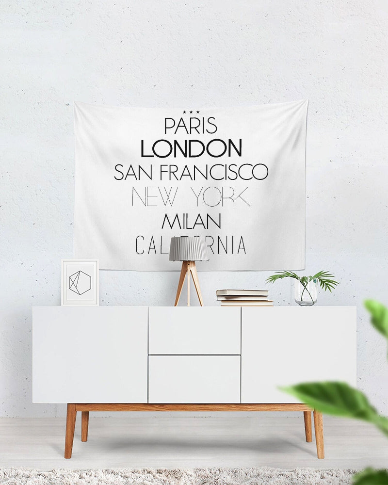 V Legend In Fashion City Tapestry 80"x60"