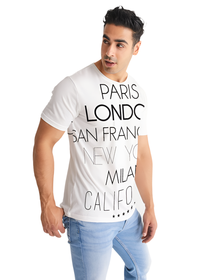 V Legend In Fashion City Men's All-Over Print Tee