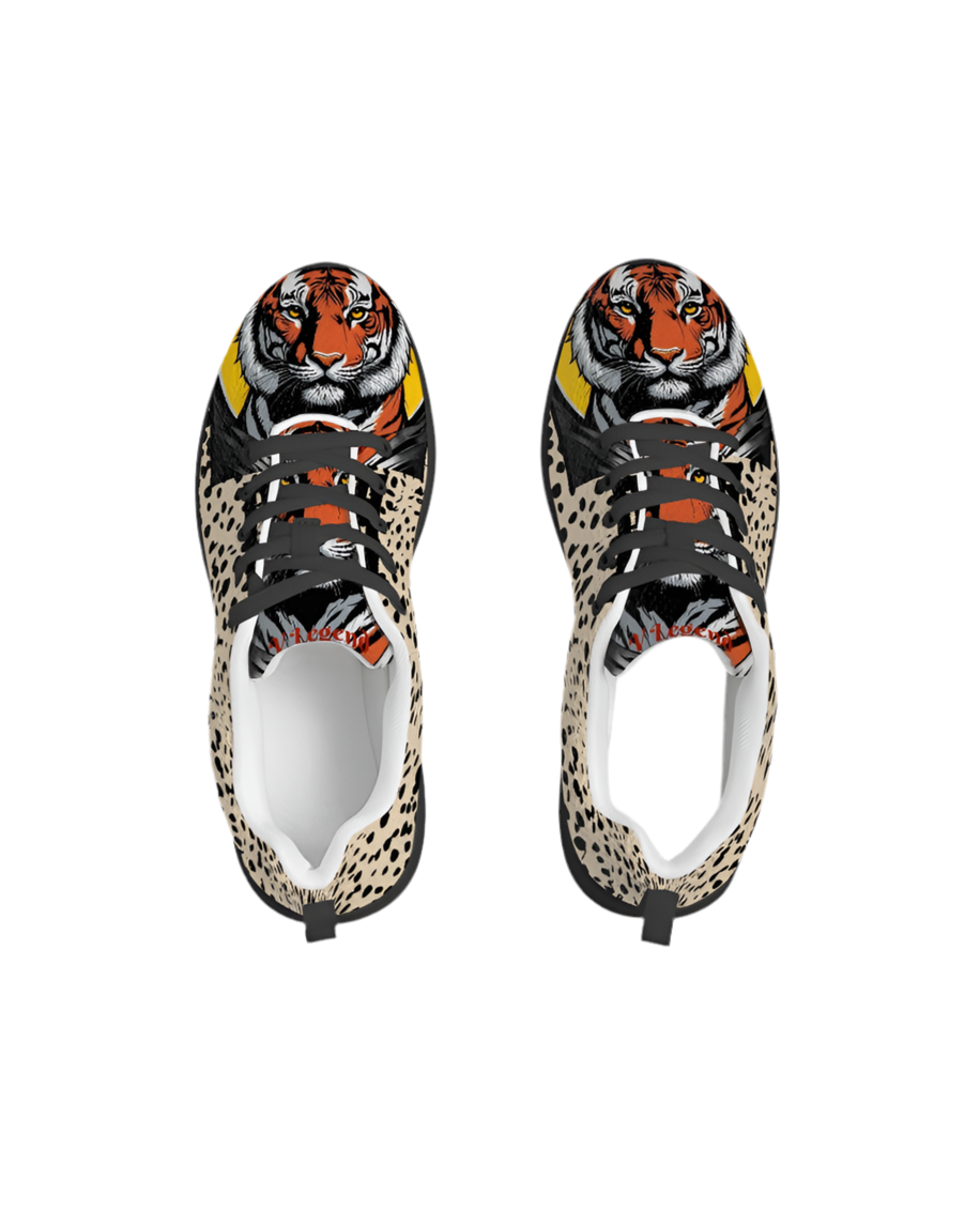 V Legend 2025 Tiger Cozy Sneakers Men's Athletic Shoe - Black