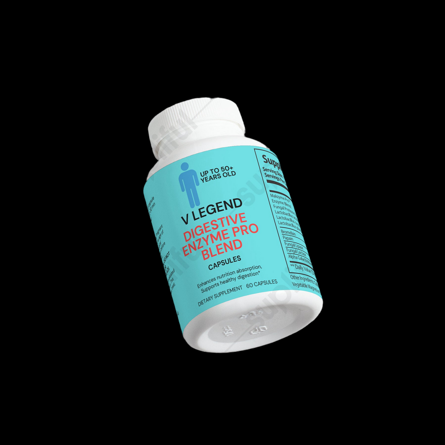 V Legend Digestive Enzyme Pro Blend ~Adult (FDA +NSF CERTIFICATES)
