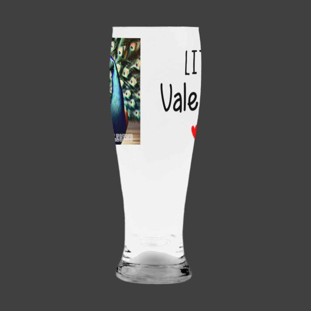 V Legend Little Valetine Just For Wife and Mommy Pilsner Glass 15 oz.