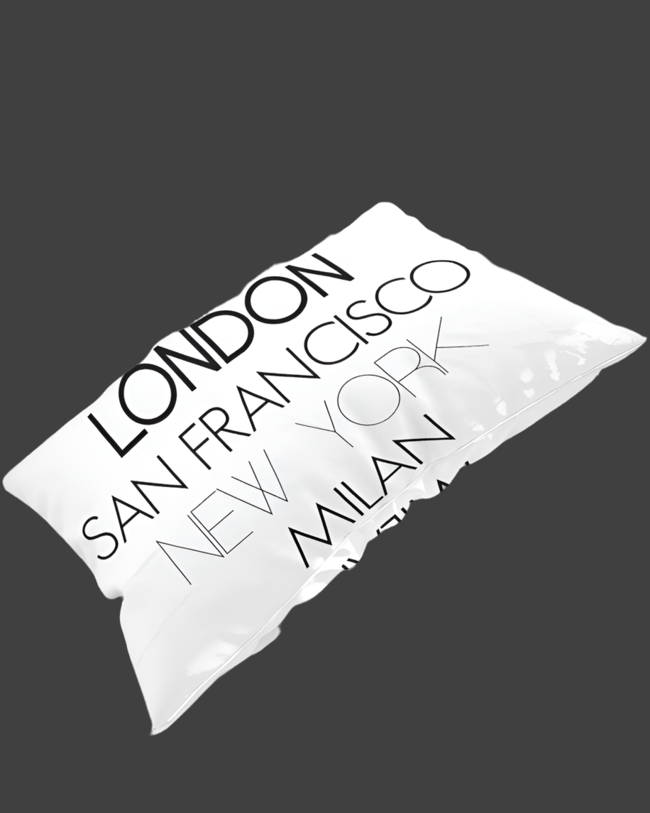V Legend In Fashion City Queen Pillow Case (Two Pieces)
