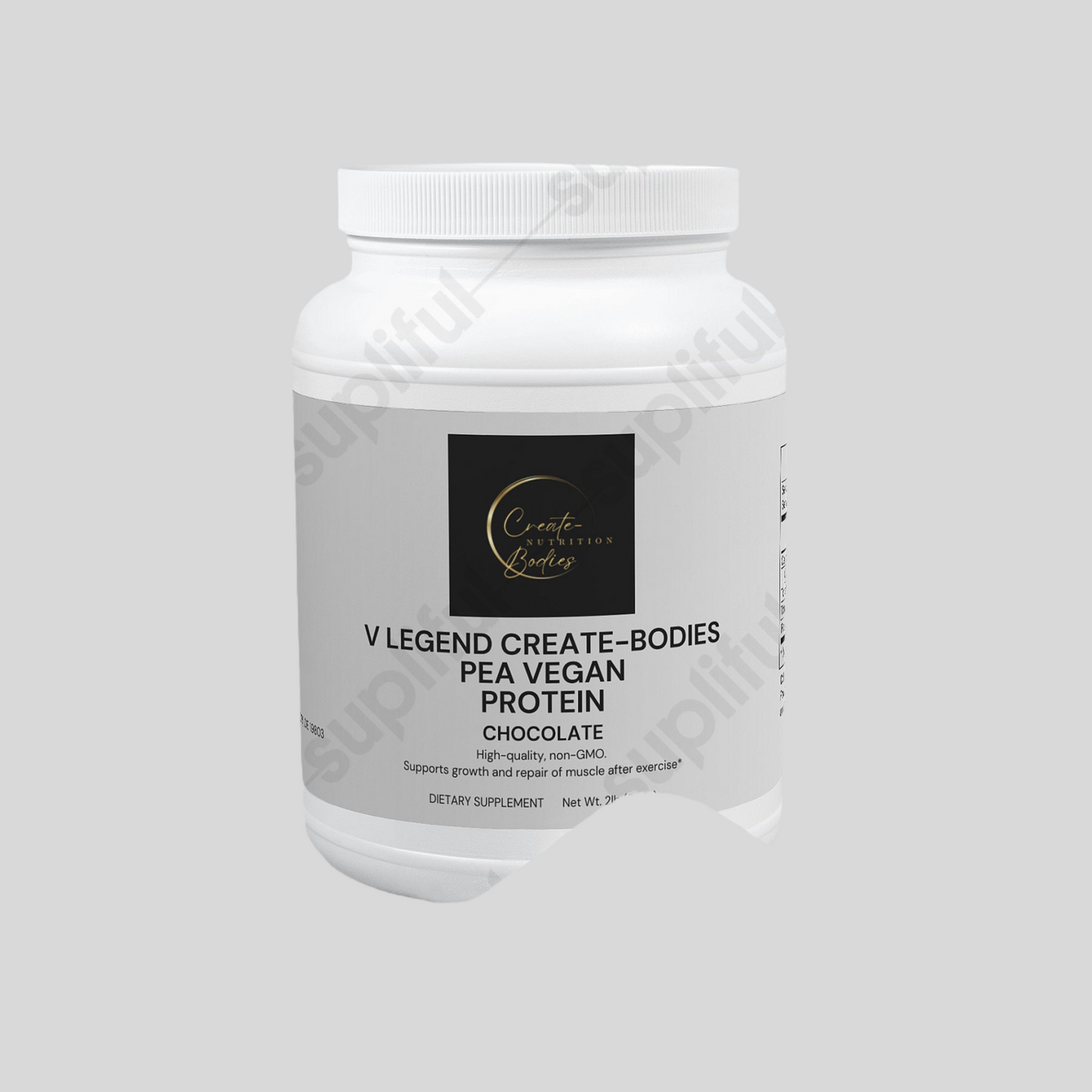 V Legend Create-Bodies Nutrition: Vegan Pea Protein (Chocolate)GMP CERTIFICATE