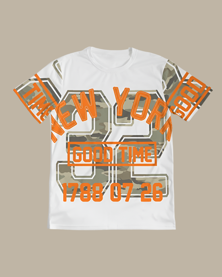 New York is V Legend City Men's All-Over Print Tee