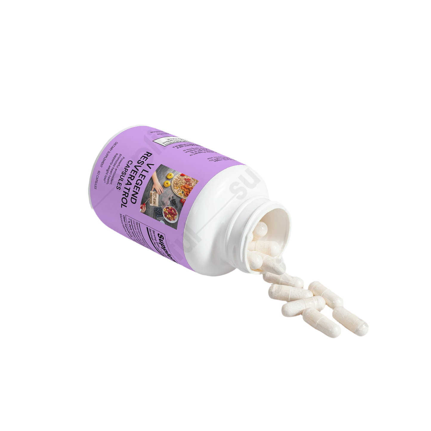 V Legend Resveratrol 50% 600mg MULTI-BERRY ~ADULT (FDA+NSF CERTIFICATE)