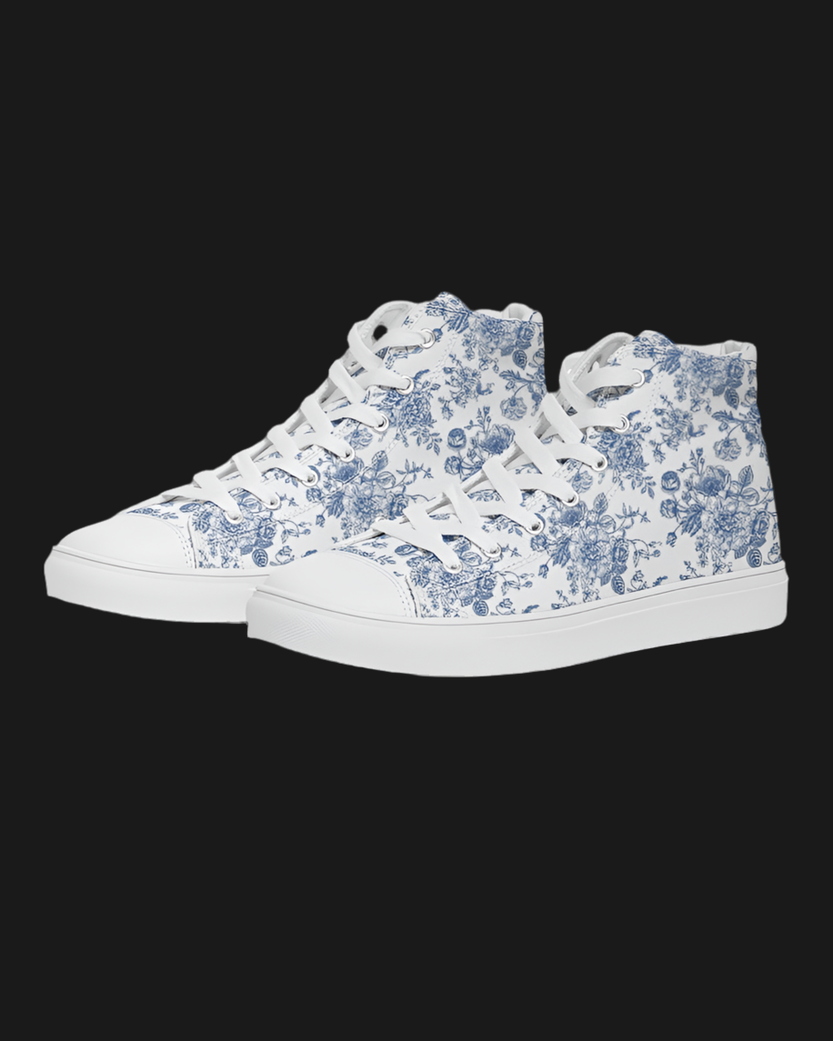 V Legend Just Blue Men's Hightop Canvas Shoe