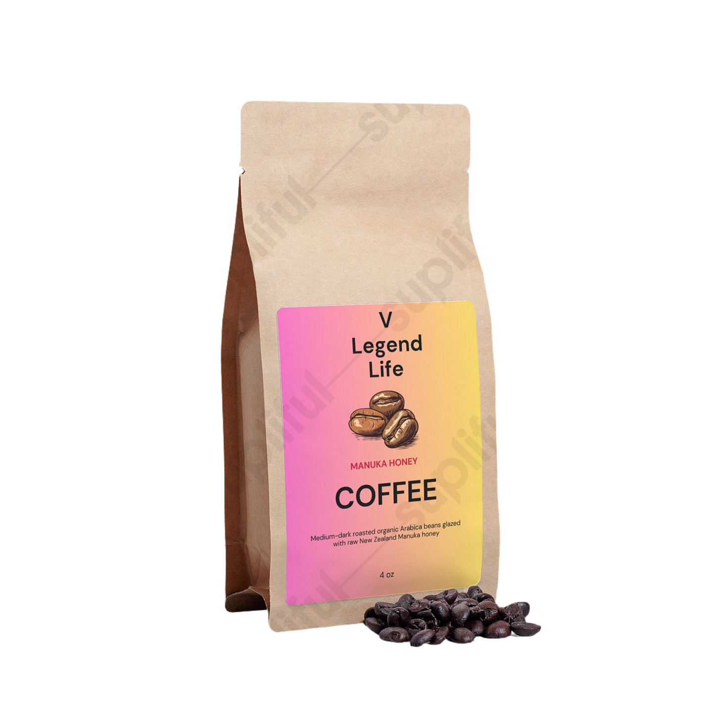 V Legend Manuka 🍯Honey (New Zealand) Special Flavor Coffee Beans 4oz