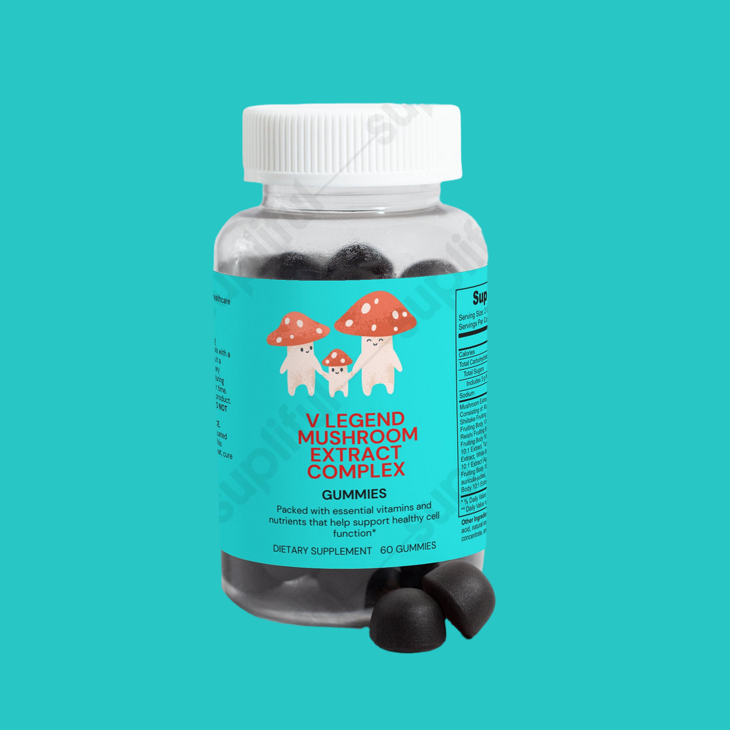 V Legend Mushroom Extract Complex Gummies (Adult)