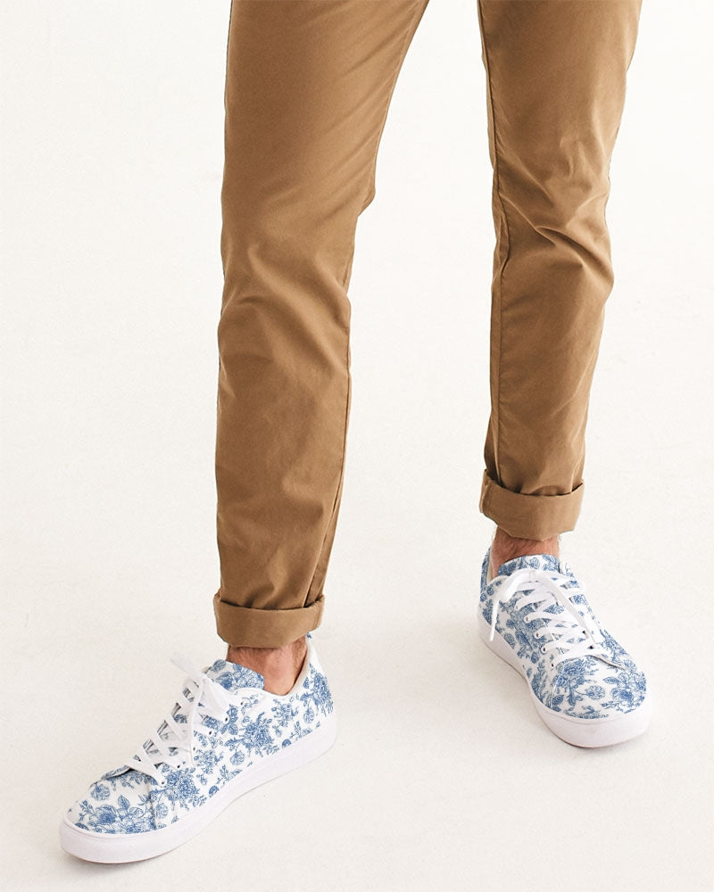 V Legend Just Blue Men's Faux-Leather Sneaker