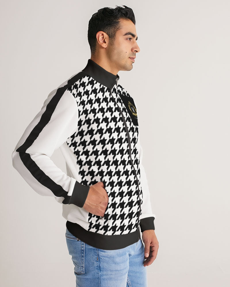 V Legend 2025 Stylist Men's All-Over Print Stripe Sleeve Track Jacket