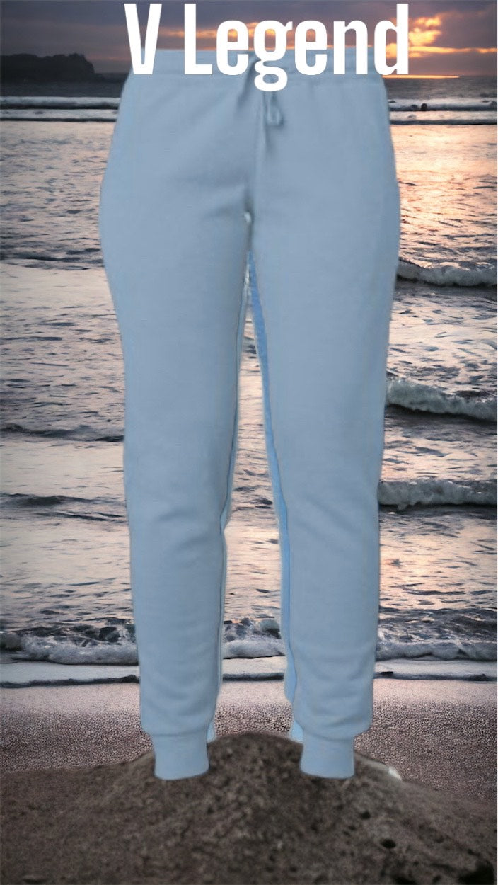 V Legend Beauty Womens Wash Sweatpants~Baby Blue