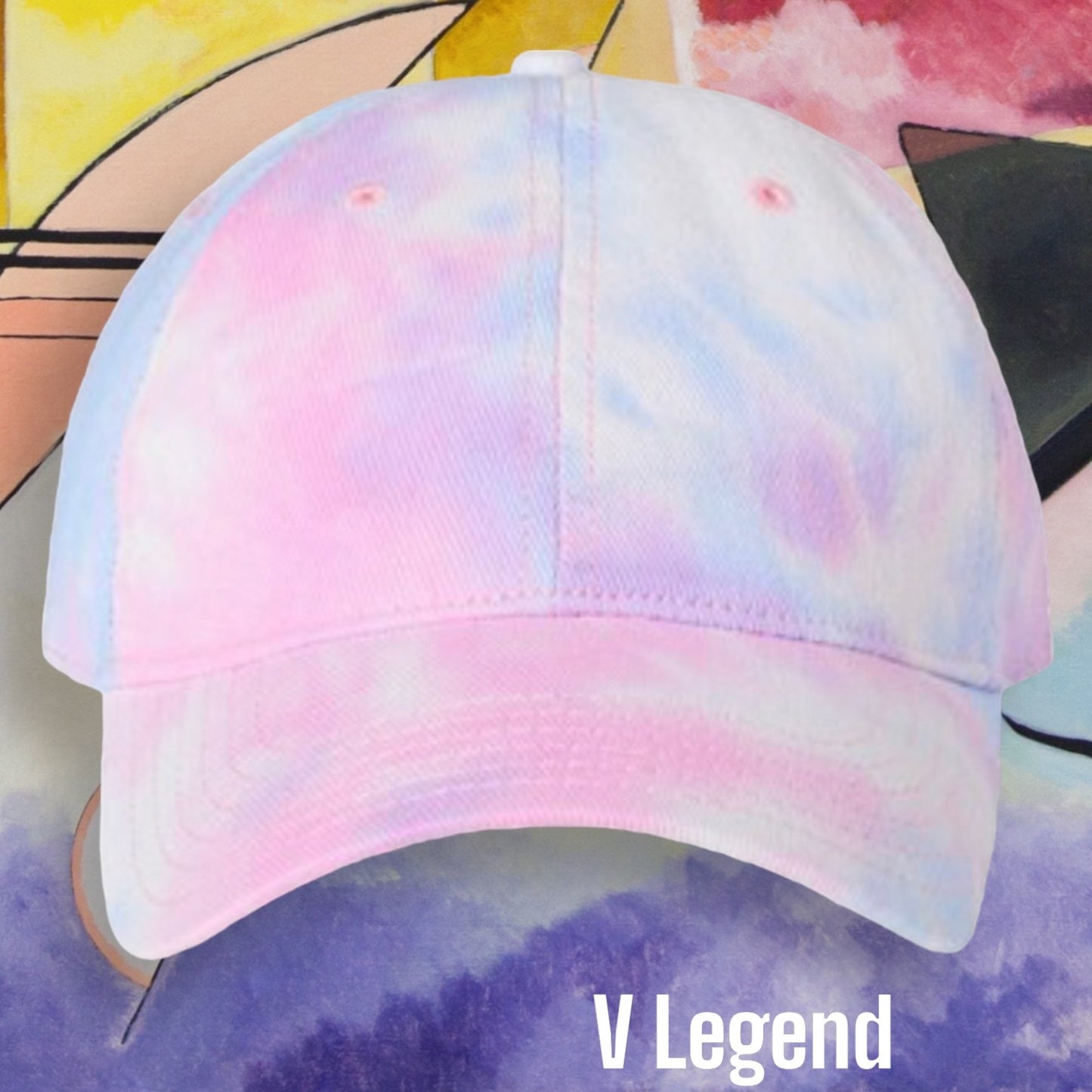 V Legend Cotton-Candy-Tie-Dyed-Hat