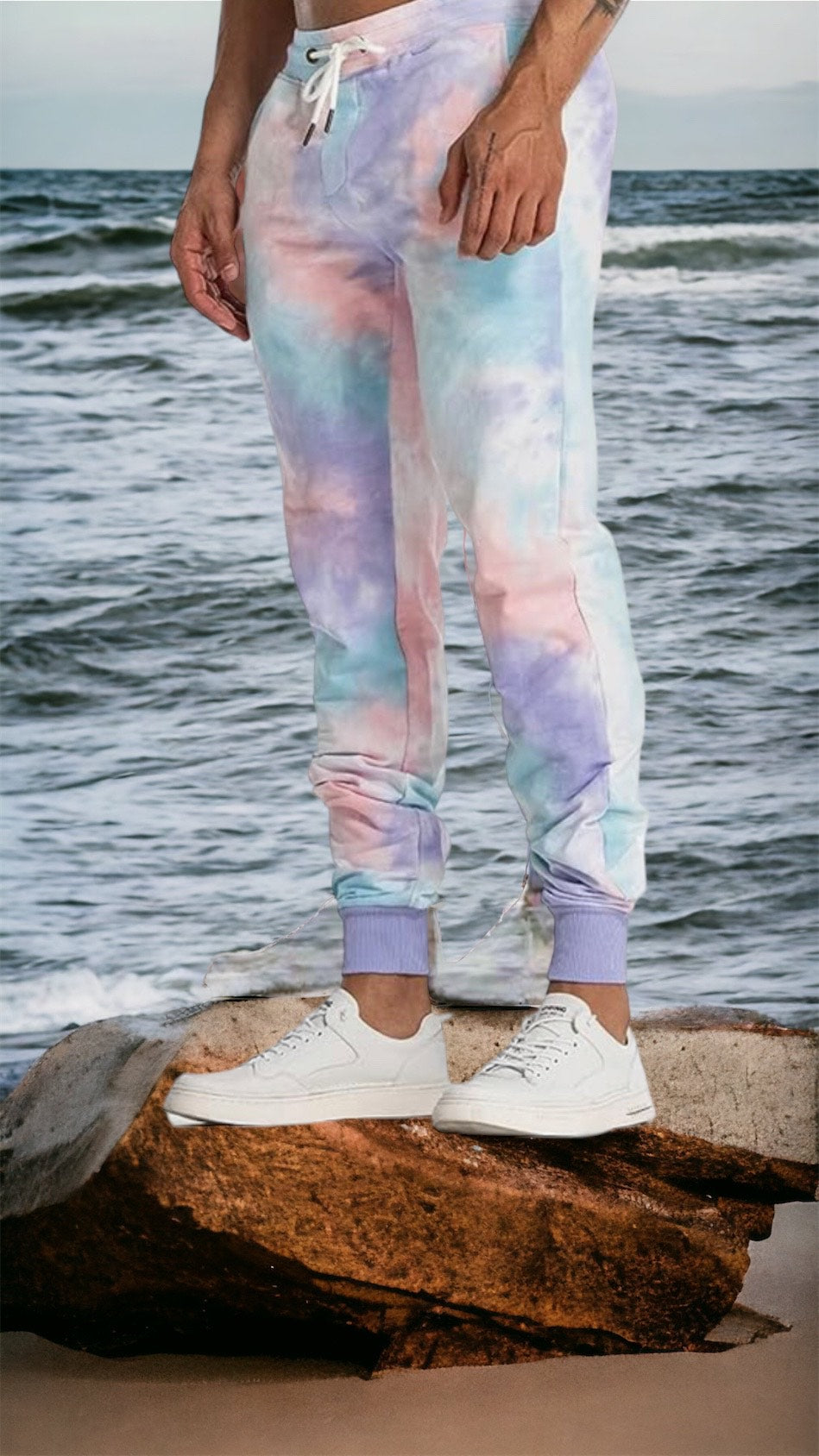 V Legend Sports Fashion programs: Men Cotton Candy Tie Dye Pants