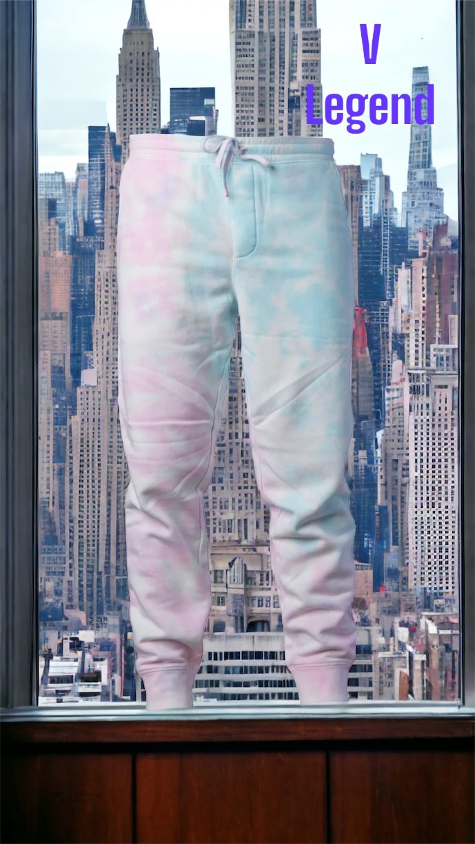 V Legend Sports Fashion programs: Men Cotton Candy Tie Dye Pants