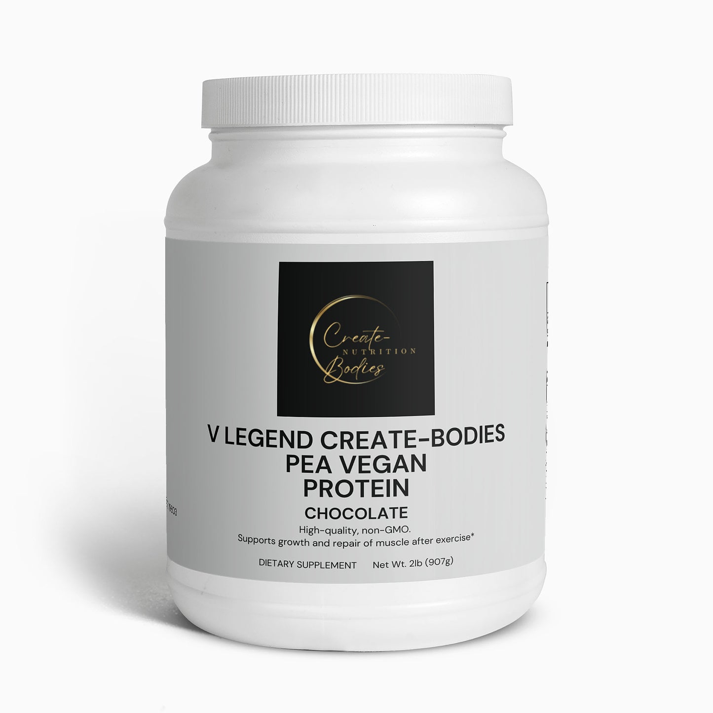 V Legend Create-Bodies Nutrition: Vegan Pea Protein (Chocolate)GMP CERTIFICATE