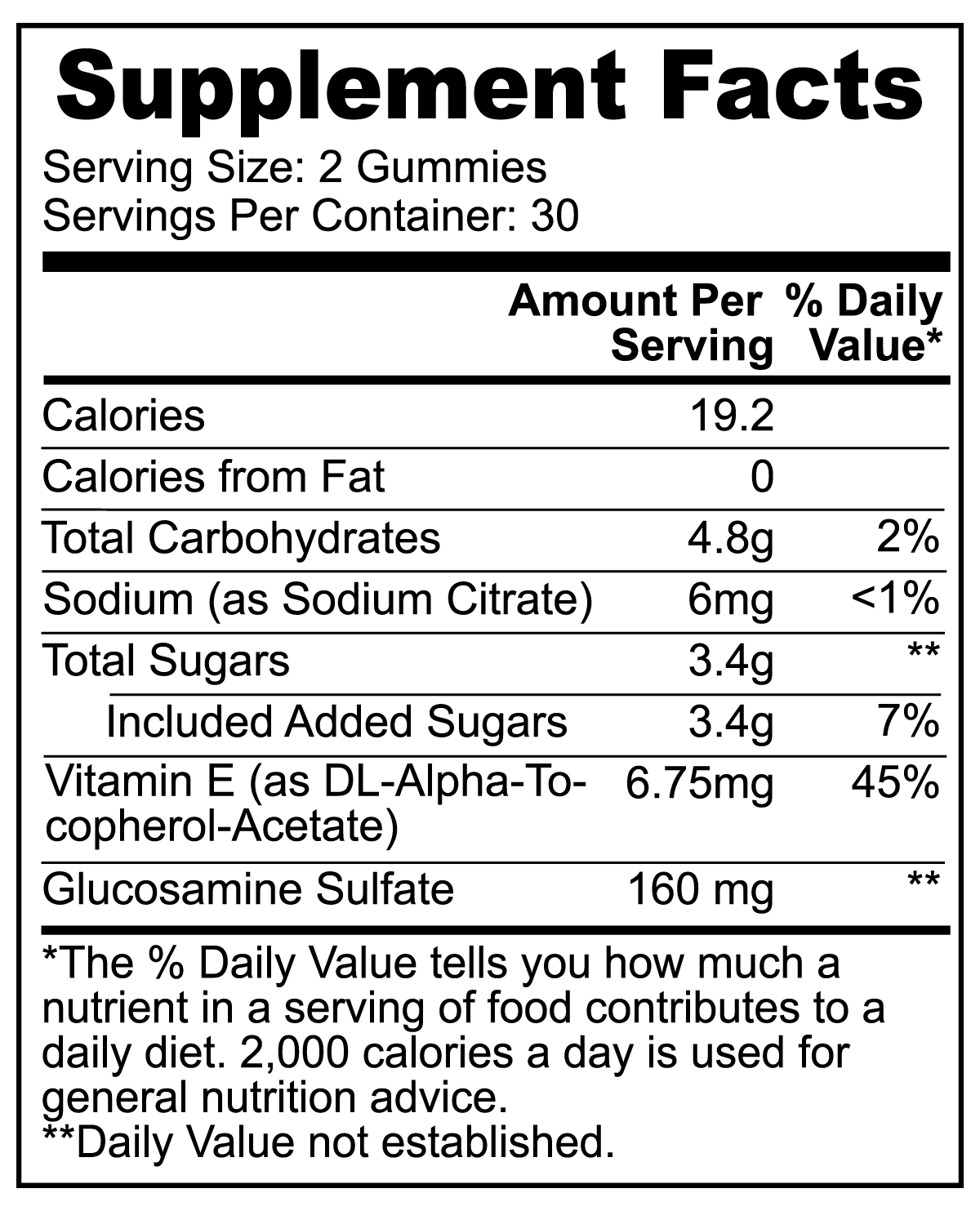 V Legend Joint Support Gummies (Adult) FDA/NSF CERTIFICATE