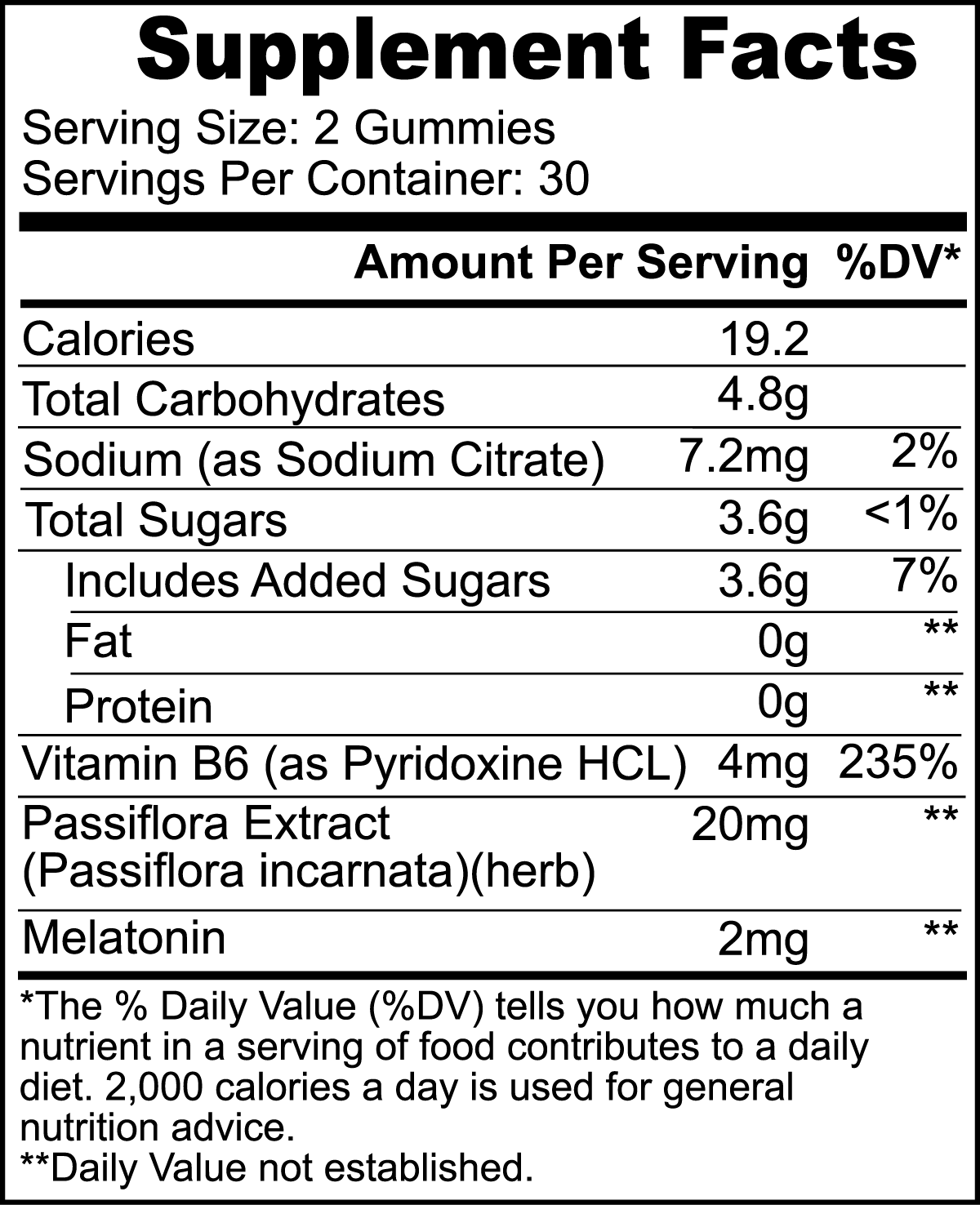 V Legend: Sleep Well Gummies (Adult)~FDA+GMP CERTIFICATE
