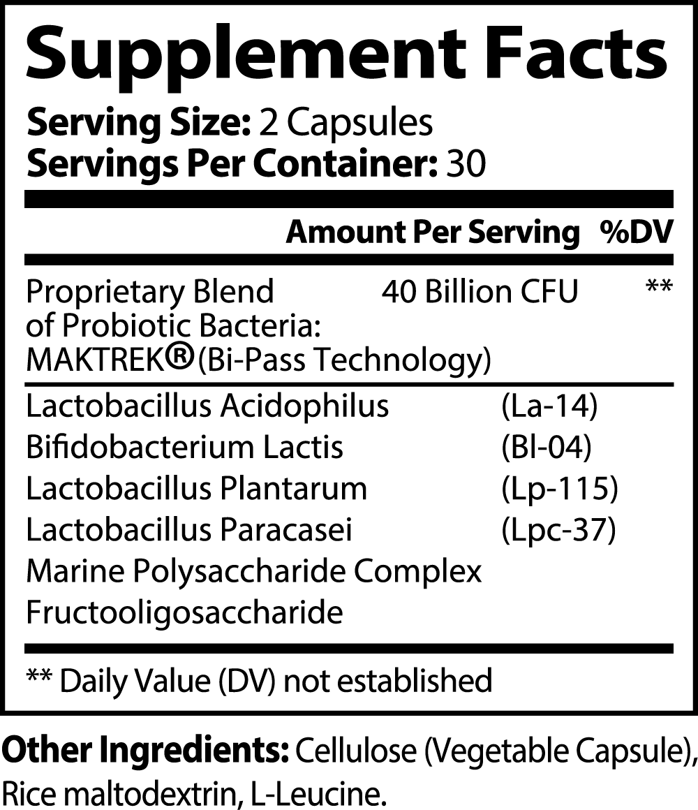 V Legend Probiotic 40 Billion with Prebiotics (ADULT)~FDA+NSF CERTIFICATES