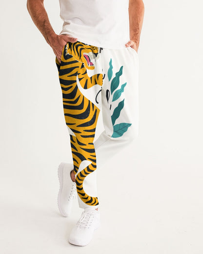 V Legend Tiger Images Men's All-Over Print Joggers