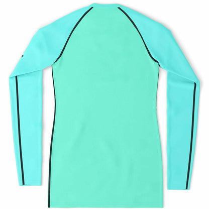 V Legend 2024 Women's Sports Rashguard - Baby Green Colors