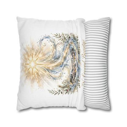 V Legend Beauty Bethlehem Star Flowing Water Throw Pillow – Large