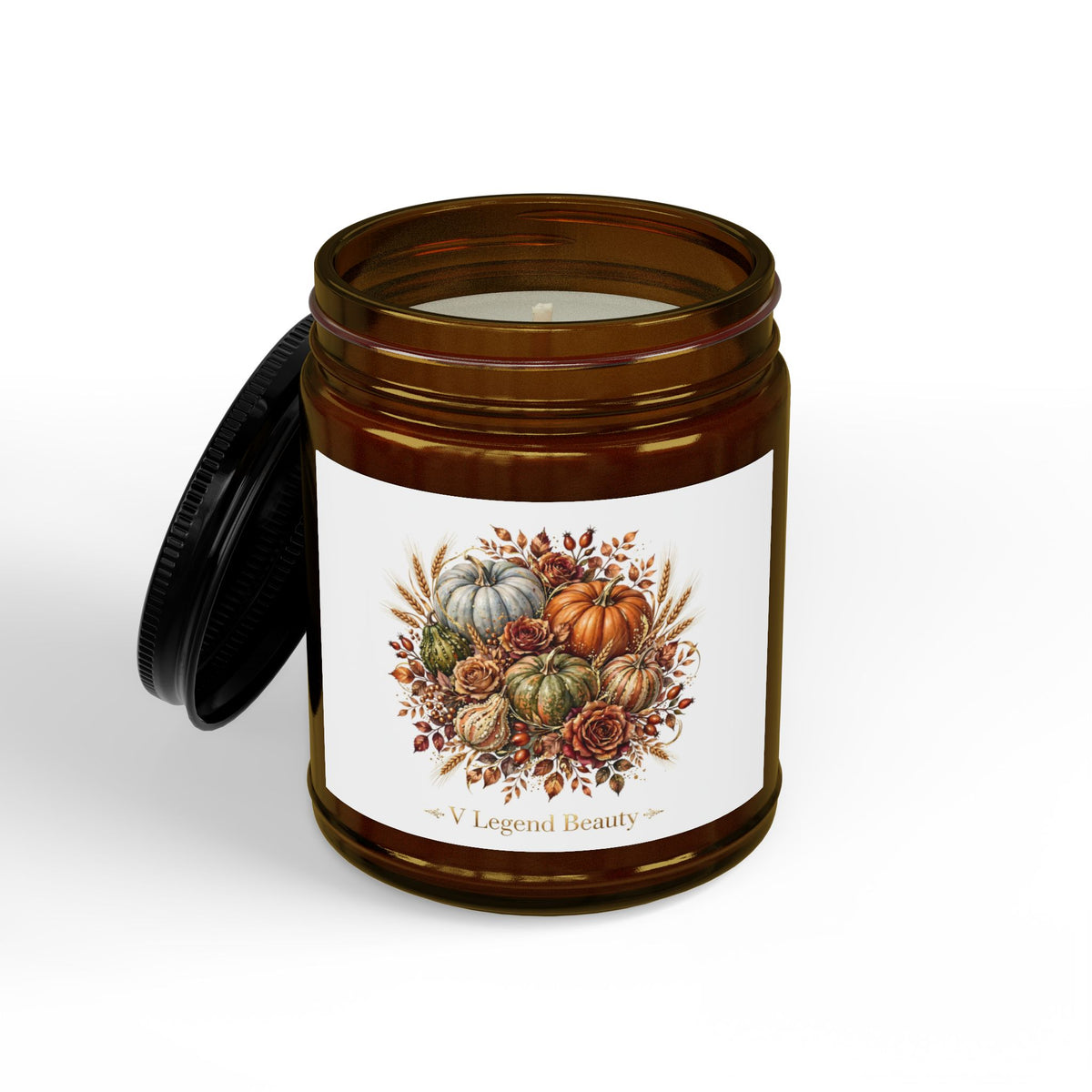 V Legend Beauty Thanksgiving Golden Pumpkin Candle