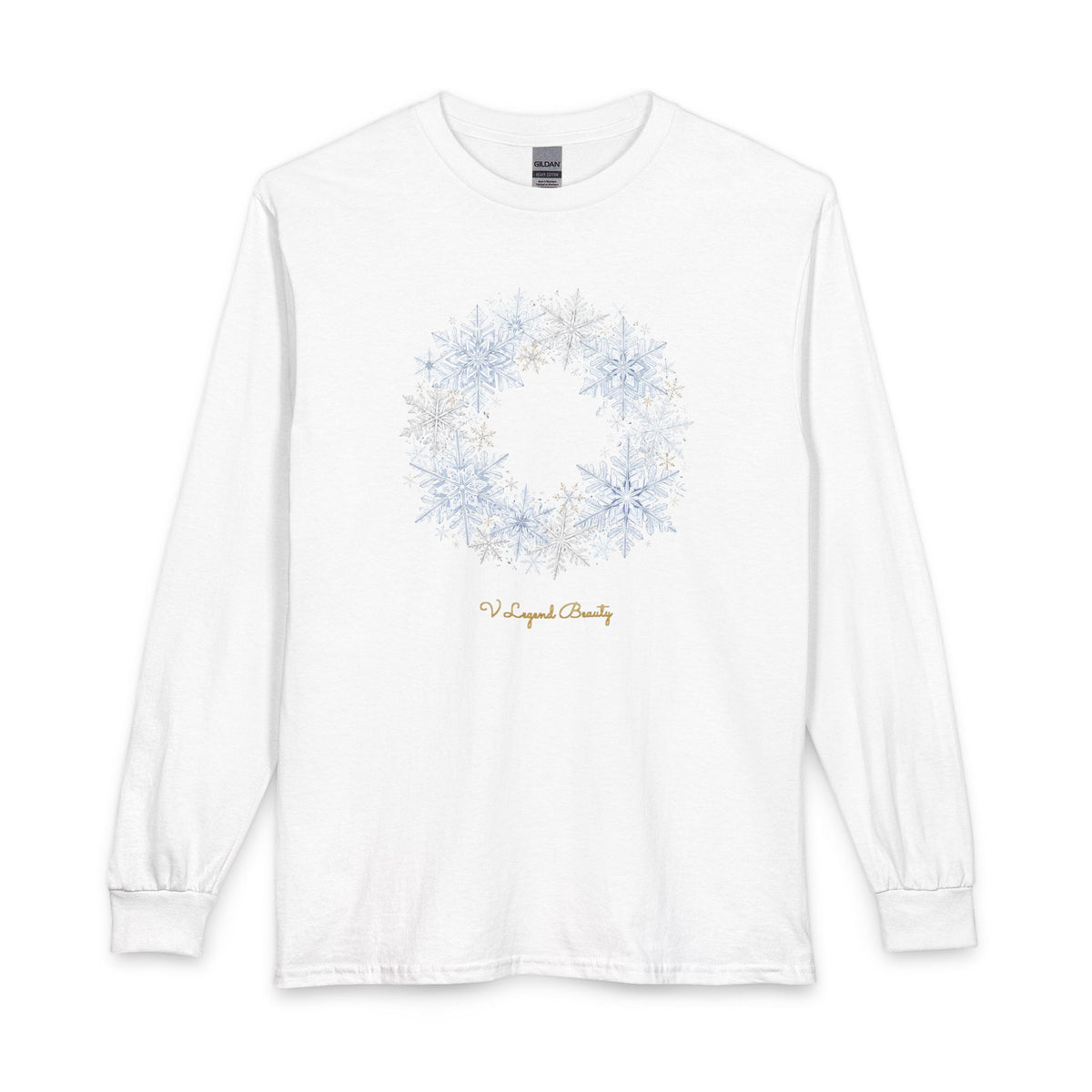 Sparkling Ice Snowflake Long Sleeve – White (Woman Style)