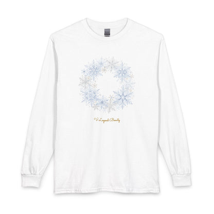 Sparkling Ice Snowflake Long Sleeve – White (Woman Style)