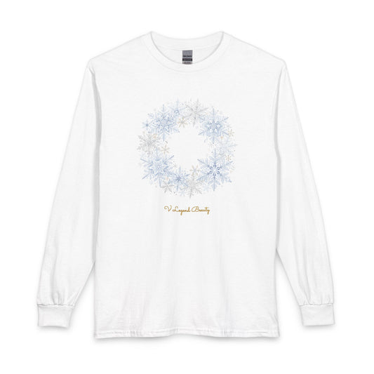 Sparkling Ice Snowflake Long Sleeve – White (Woman Style)